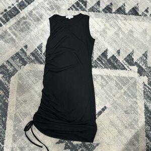 Black fitted dress